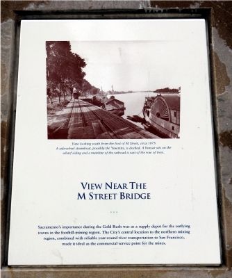 View Near the M Street Bridge Marker. Click for full size. View Near the M Street Bridge Marker image. Click for full size.