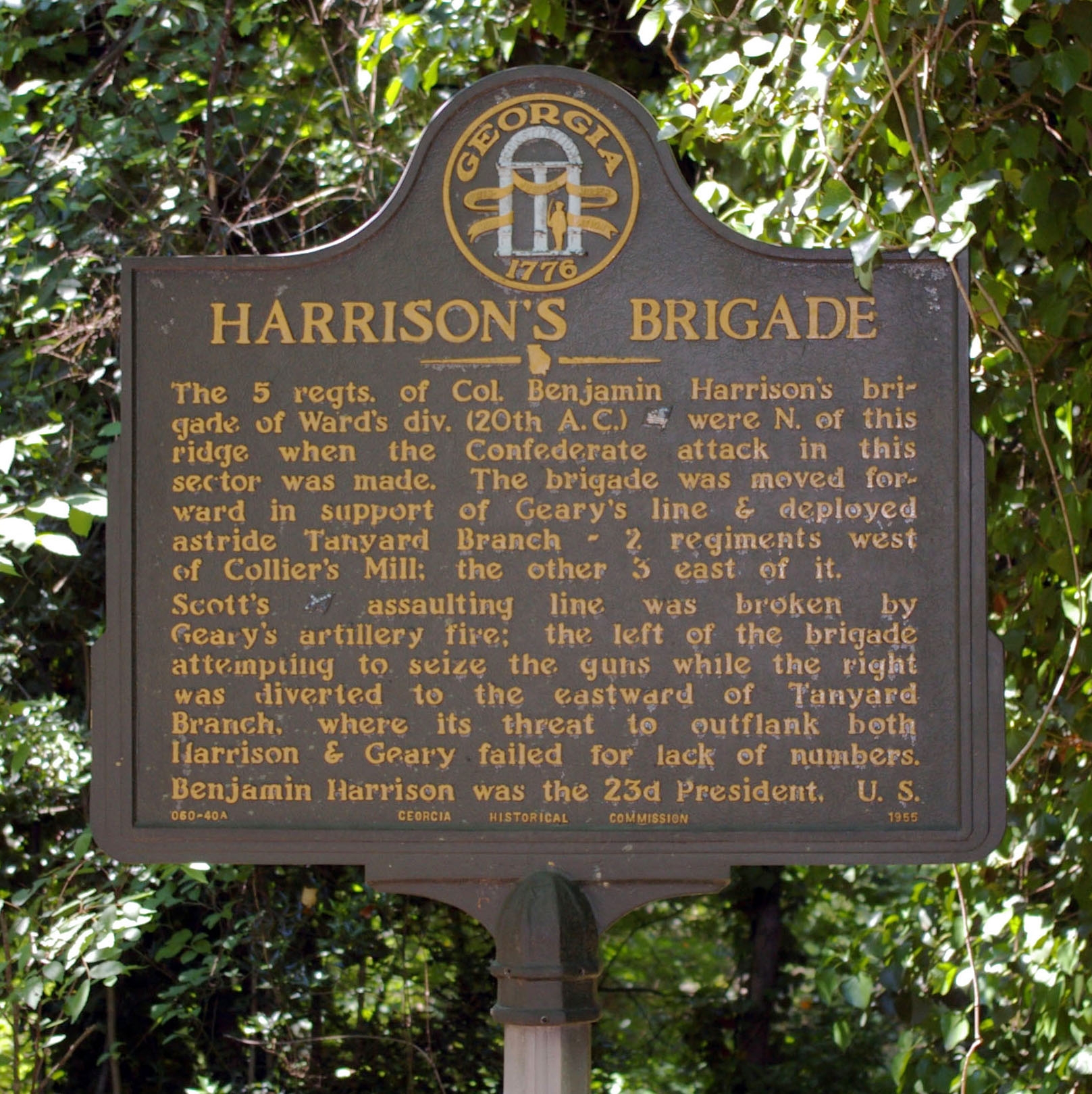 Harrison’s Brigade Marker