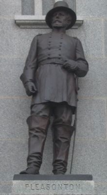Statue of General Pleasonton on Pennsylvania Monument image. Click for full size.