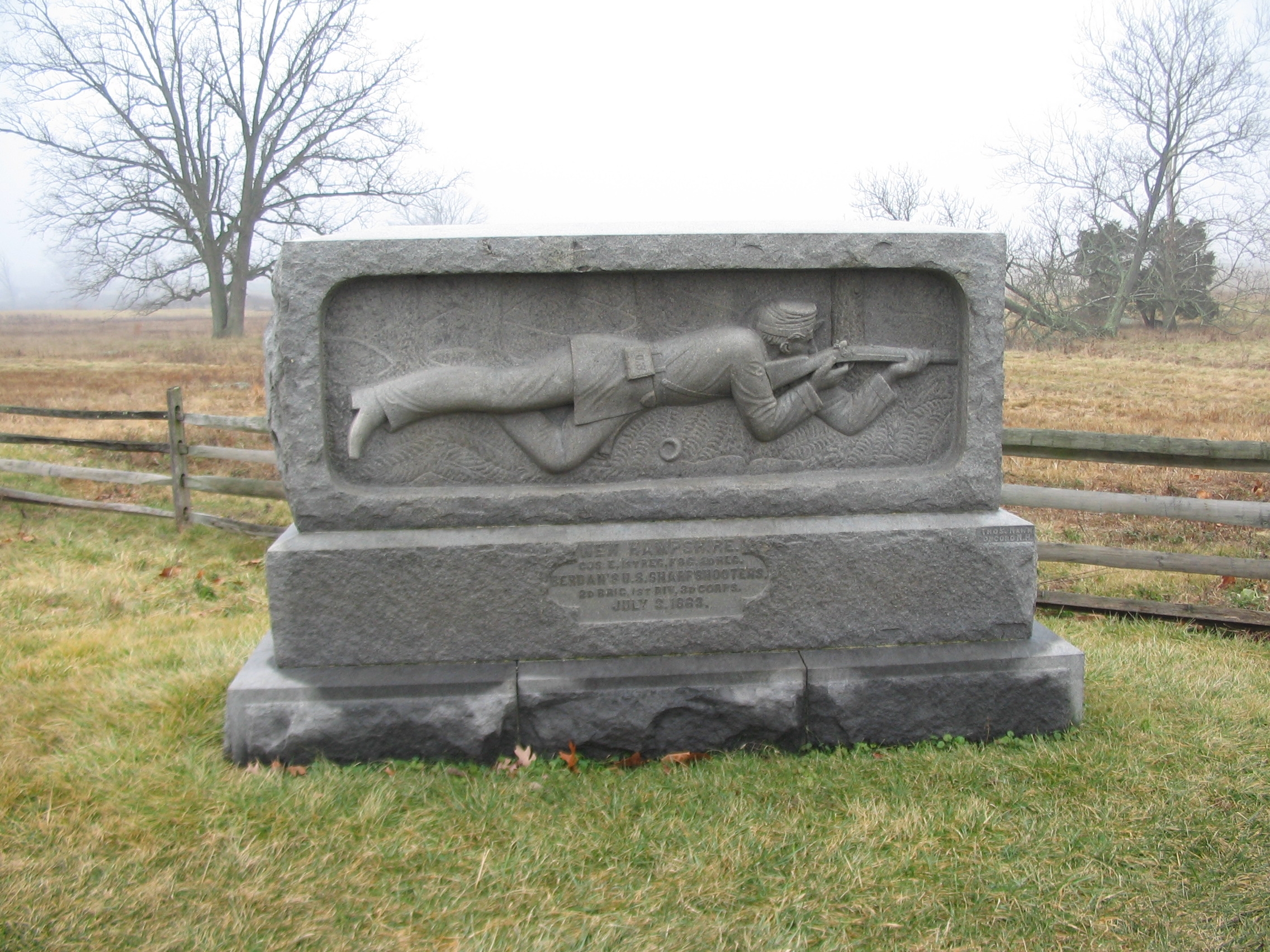 Monument for the New Hampshire Sharpshooters