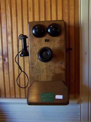 Branchville Depot Wayside Telephone 1930 image. Click for full size.