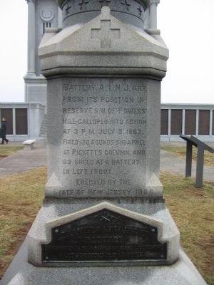 Battery A, 1st New Jersey Artillery Monument image. Click for full size.