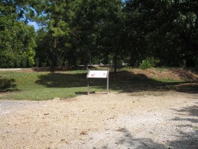 Marker at Lee's Hall. Click for full size. Marker at Lee's Hall image. Click for full size.