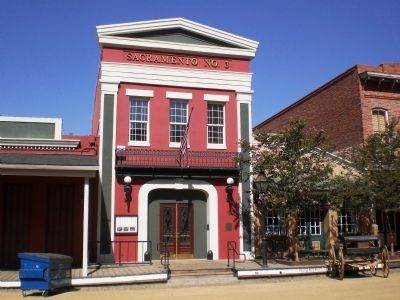 Sacramento Engine Company No. 3 Firehouse (Constructed 1853) image. Click for full size.