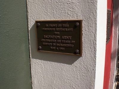 Salvation Army 100th Anniversary Marker. Click for full size. Salvation Army 100th Anniversary Marker image. Click for full size.