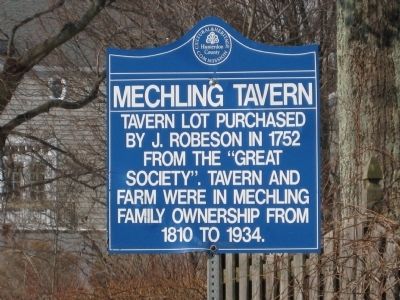 Mechlin's Tavern Marker image. Click for full size.