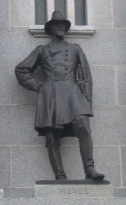 Statue of General Meade. Click for full size. Statue of General Meade image. Click for full size.