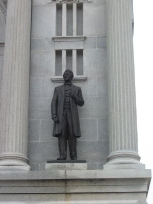 Governor Curtin Statue. Click for full size. Governor Curtin Statue image. Click for full size.