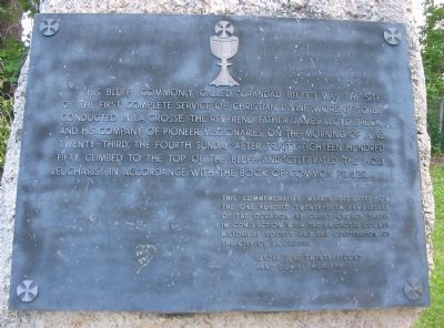 First Complete Service of Christian Divine Worship Marker image. Click for full size.