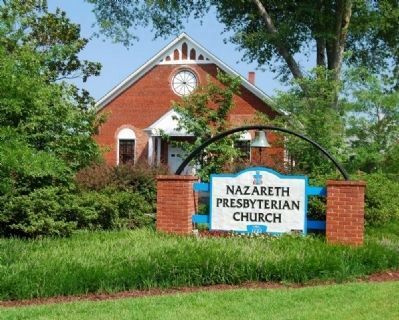 Nazareth Presbyterian Church and Sign image. Click for full size.