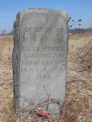 Site of the Bliss House Marker image. Click for full size.