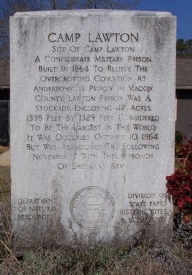 Camp Lawton Marker image. Click for full size.