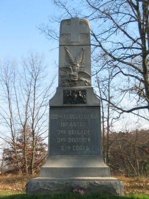 139th Pennsylvania Infantry Monument. Click for full size. 139th Pennsylvania Infantry Monument image. Click for full size.