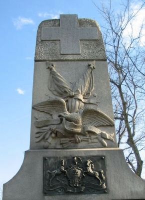 Upper Front of Monument. Click for full size. Upper Front of Monument image. Click for full size.