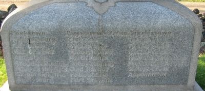 Back of Monument. Click for full size. Back of Monument image. Click for full size.