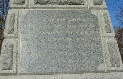 Left Side of Monument. Click for full size. Left Side of Monument image. Click for full size.