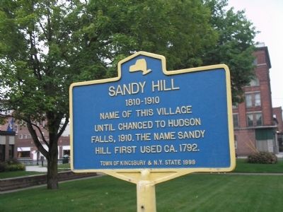 Sandy Hill Marker image. Click for full size.