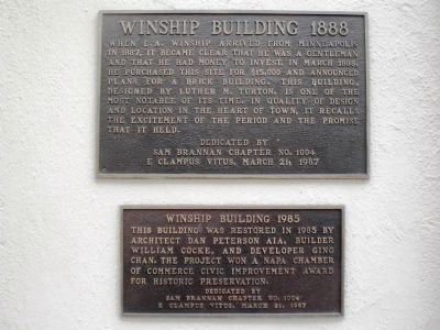 Winship Building 1888 Marker image. Click for full size.