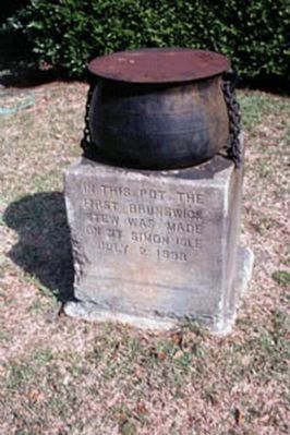 Another Brunswick Stew Marker, at St. Simons Island image. Click for full size.