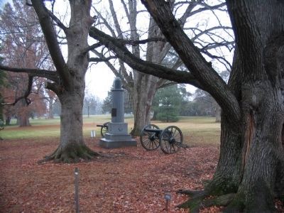 View of the Monument and Guns from the South. Click for full size. View of the Monument and Guns from the South image. Click for full size.