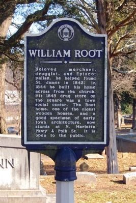 William Root Marker image. Click for full size.