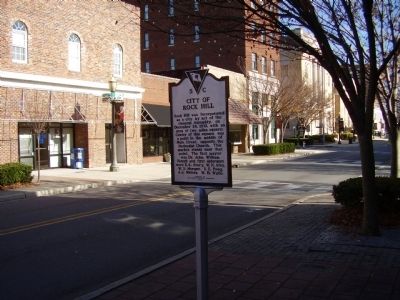 City of Rock Hill Marker image. Click for full size.