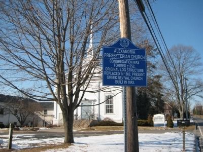 Alexandria Presbyterian Church Marker image. Click for full size.