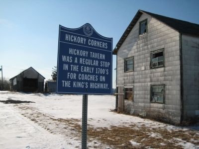 Hickory Corners Marker. Click for full size. Hickory Corners Marker image. Click for full size.