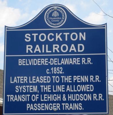 Stockton Railroad Marker image. Click for full size.