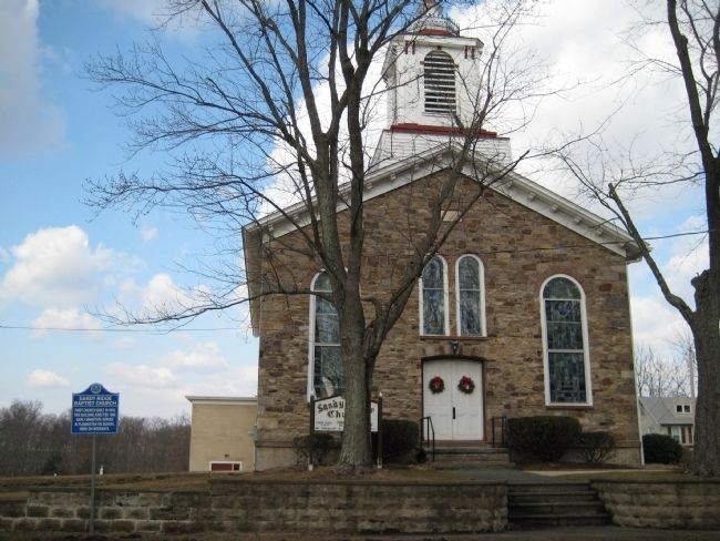 Sandy Ridge Baptist Church Marker image. Click for full size.