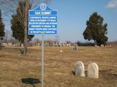 Oak Summit Marker image. Click for full size.