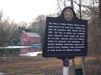 Clinton Historic District Marker. Click for full size. Clinton Historic District Marker image. Click for full size.