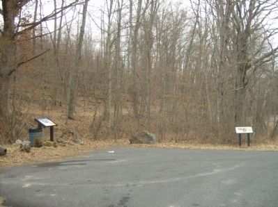 Battle of McDowell Marker (on the left) image. Click for full size.