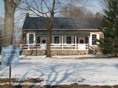 Quaker Meeting House Marker image. Click for full size.