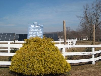 Oak Grove Marker. Click for full size. Oak Grove Marker image. Click for full size.