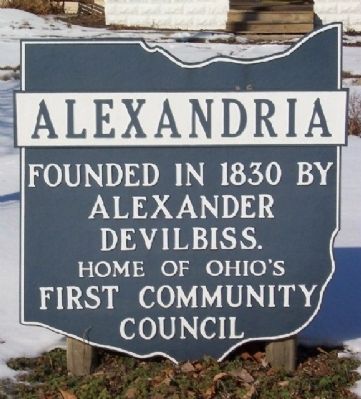Alexandria Corporate Limit Marker image. Click for full size.