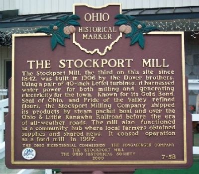 The Stockport Mill Marker. Click for full size. The Stockport Mill Marker image. Click for full size.