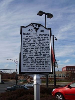 Rock Hill Depots Marker image. Click for full size.