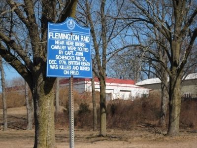 Flemington Raid Marker. Click for full size. Flemington Raid Marker image. Click for full size.