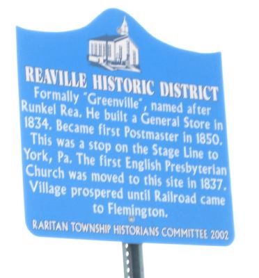 Reaville Historic District Marker image. Click for full size.