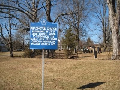 Readington Church Marker image. Click for full size.