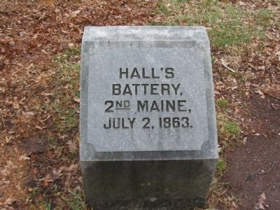 Hall's Battery Marker. Click for full size. Hall's Battery Marker image. Click for full size.