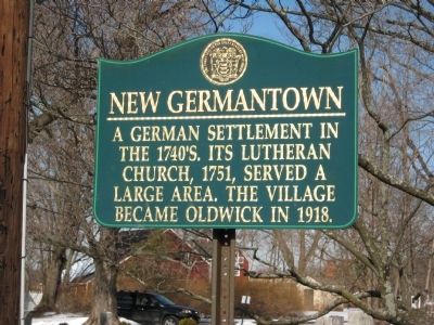 New Germantown Marker. Click for full size. New Germantown Marker image. Click for full size.