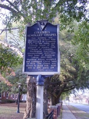 COLUMBIA SEMINARY CHAPEL Marker image. Click for full size.
