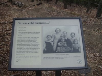 "It was cold business" Marker image. Click for full size.