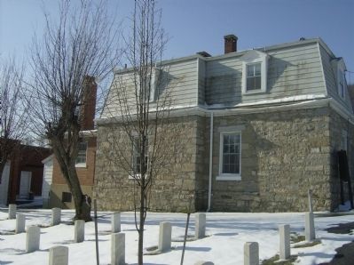 Meigs Style House located at the Staunton National Cemetery image. Click for full size.