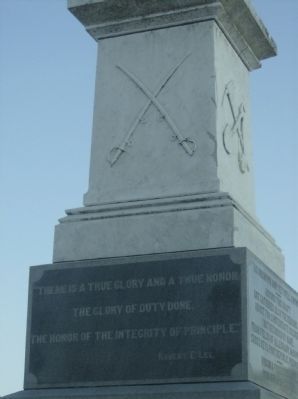 South Panel - Confederate Dead Monument image. Click for full size.