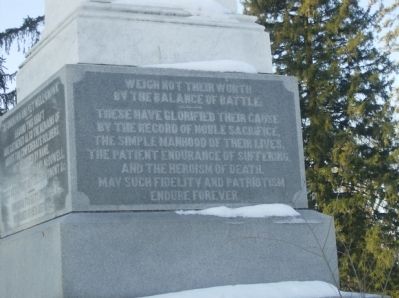 North Panel - Confederate Dead Monument image. Click for full size.