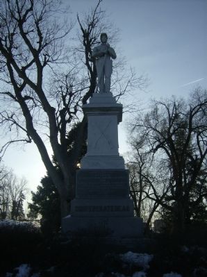Confederate Dead Monument - Thornrose Cemetery image. Click for full size.
