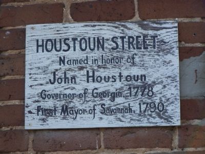 Houstoun and York Streets Marker. Click for full size. Houstoun and York Streets Marker image. Click for full size.